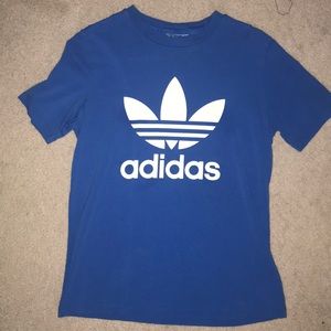 adidas blue top